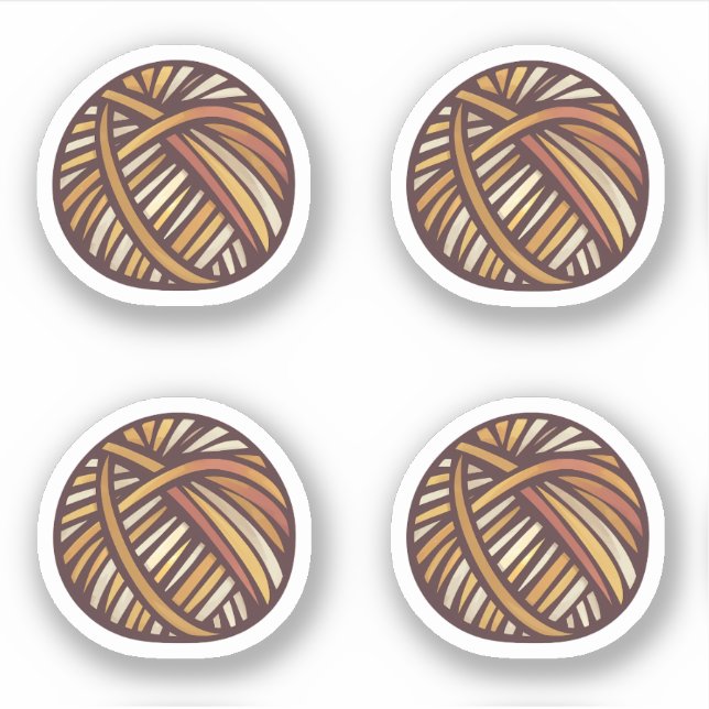 Yarn ball sticker (Front)