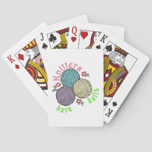Yarn Balls Playing Cards
