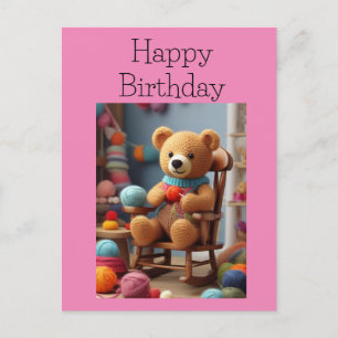 Yarn Bear Postcard