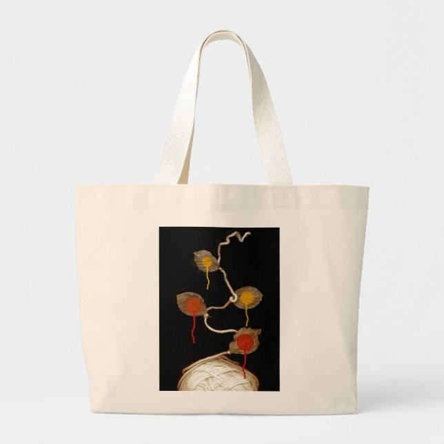 yarn bloom 2013 large tote bag (Front)