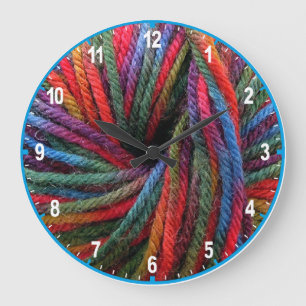 Yarn Clock "with Numbers"