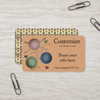 Yarn/Crochet/Knitting Business Cards
