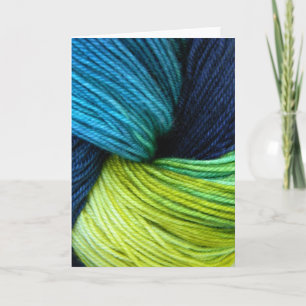 Yarn, Greeting card, Note card for knitters