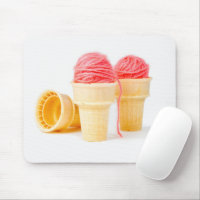 Yarn Ice Cream Cones