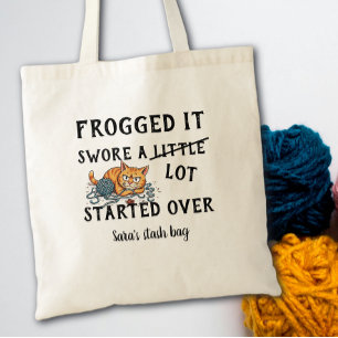 Yarn Lovers Tote For Knitting And Crochet Lovers Bag