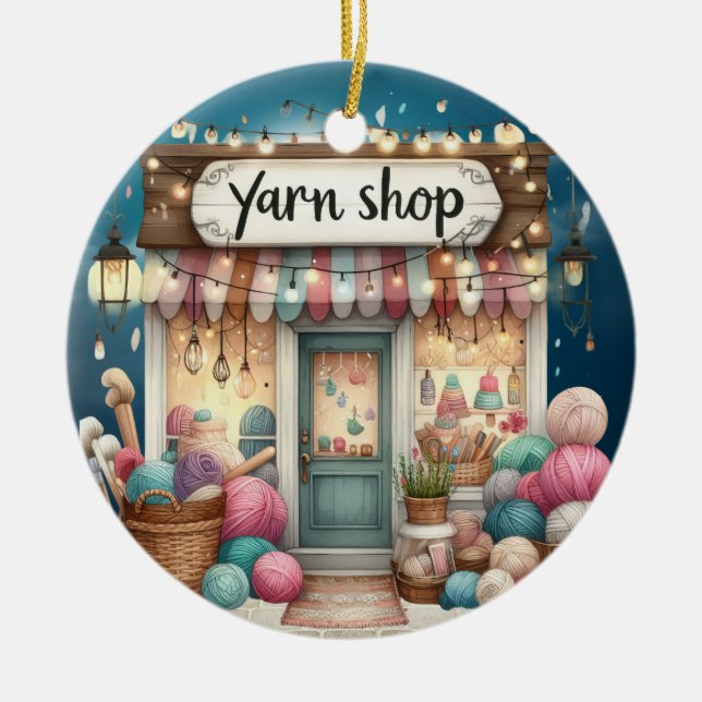 YARN Magasin de céramique ornement (Devant)