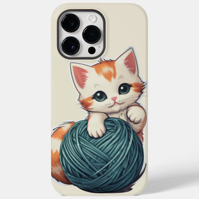 Yarn Play - kitten Case-Mate iPhone Case (Back)