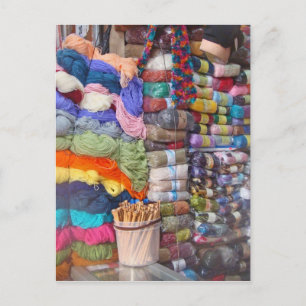 Yarn Shop Postcard