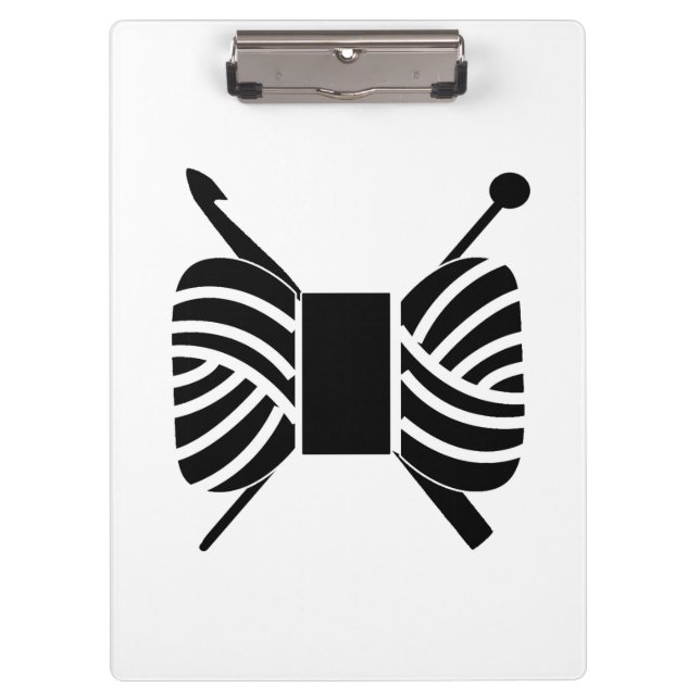 Yarn Skein Knit & Crochet Clipboard (Front)