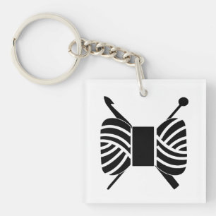 Yarn Skein Knit Crochet Crafts Keychain