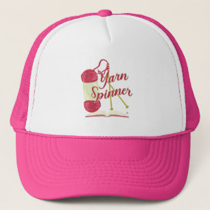 Yarn Spinner Storyteller Epic Writer Cartoon Trucker Hat