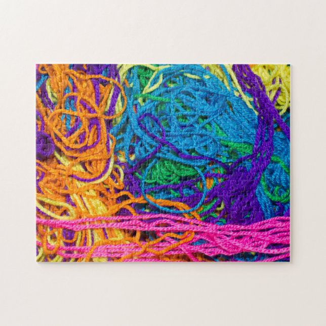 Yarn Tangles Photography Jigsaw Puzzle (Horizontal)