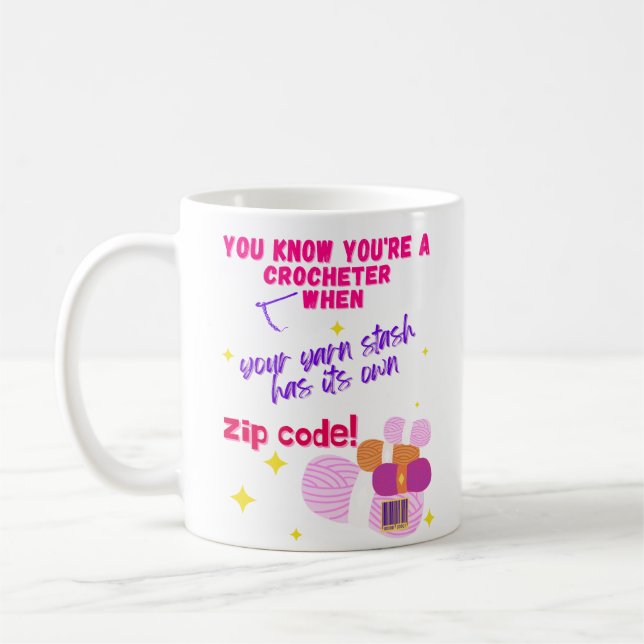 Yarn Wonderland Mug - Un plaisir pour les biscuits (Gauche)
