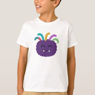 Yarnaby the Fuzzy Monster – Cute Rainbow Tentacle  T-Shirt