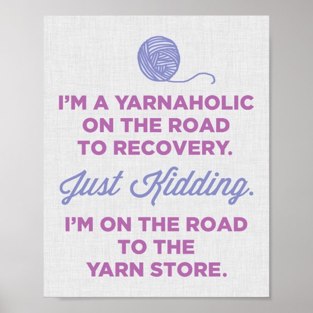 Yarnaholic Poster (Front)