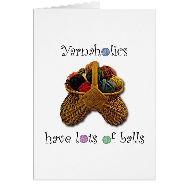 Yarnaholics ont un bon nombre de boules (Devant)