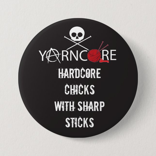 YarnCore Definition 3 Inch Round Button (Front)