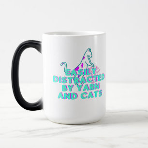 Yarns and Cats Magic Mug