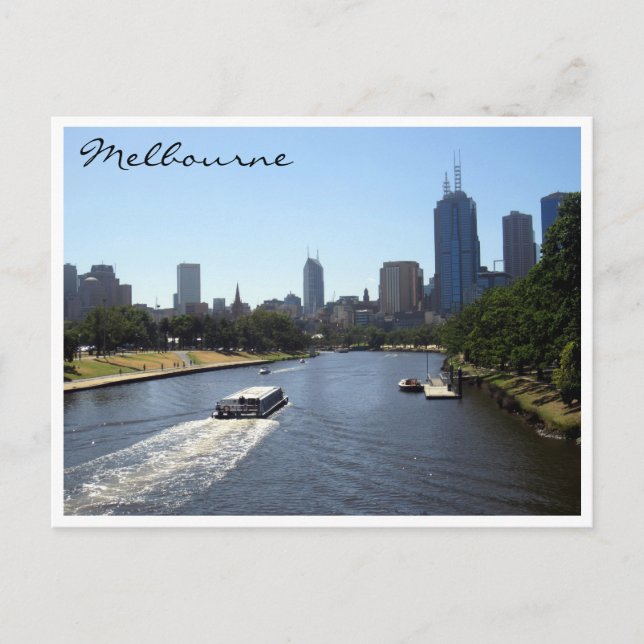 yarra melbourne postcard (Front)