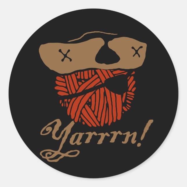 Yarrn Classic Round Sticker (Front)