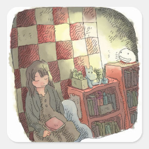Yasashiniji Square Sticker