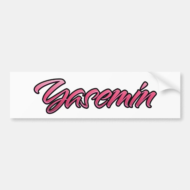 Yasemin faded pink Aufkleber Sticker (Front)