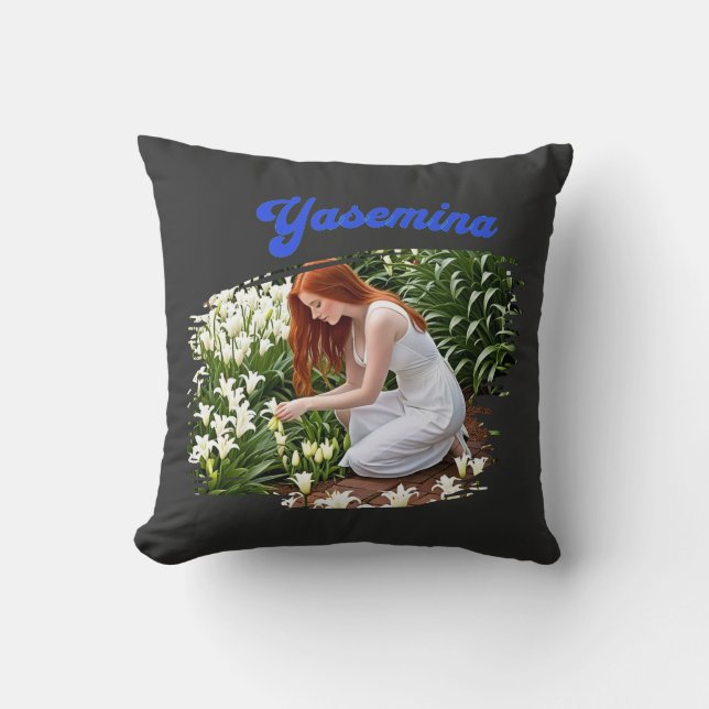 Yasemina Throw Pillow (Front)