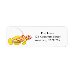Yasha Hase Goby Fish Customizable Address Label