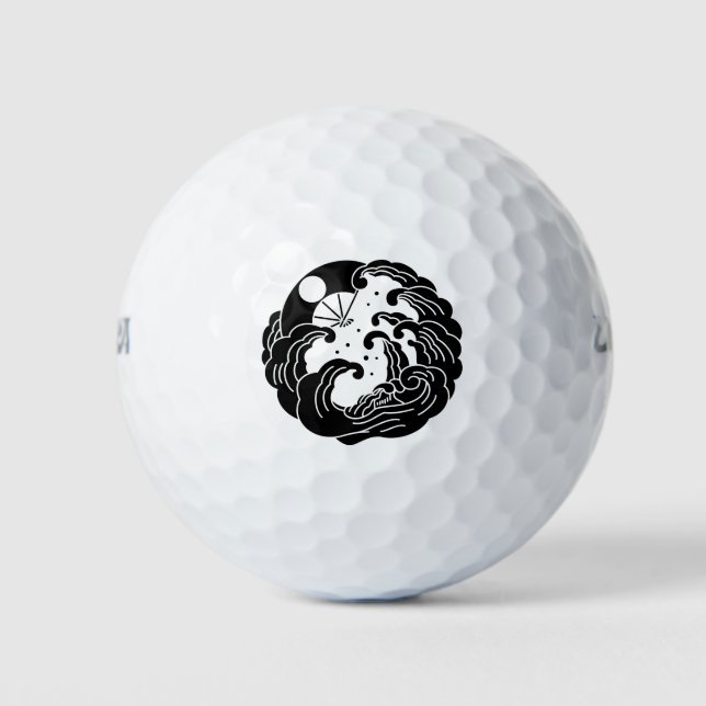 Yashima fan golf balls (Front)