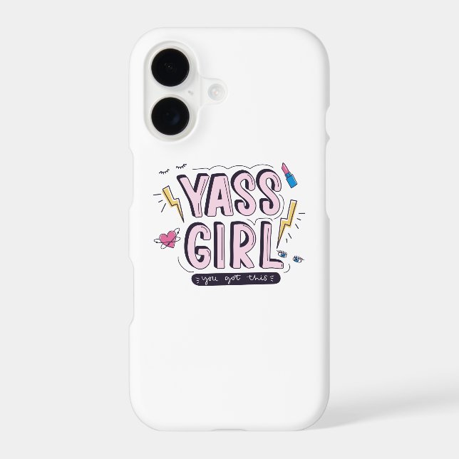 Yass Girl | You Got This iPhone Case (Back)