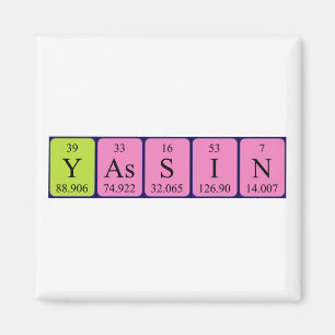 Yassin periodic table name magnet