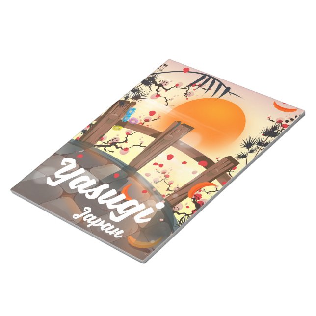 Yasugi Japan Blossom garden Notepad (Angled)