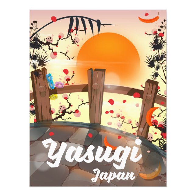 Yasugi Japan Blossom garden Photo Print (Front)