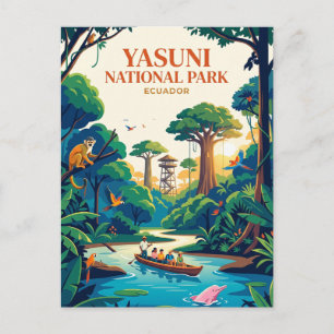 Yasuni National Park Ecuador Postcard