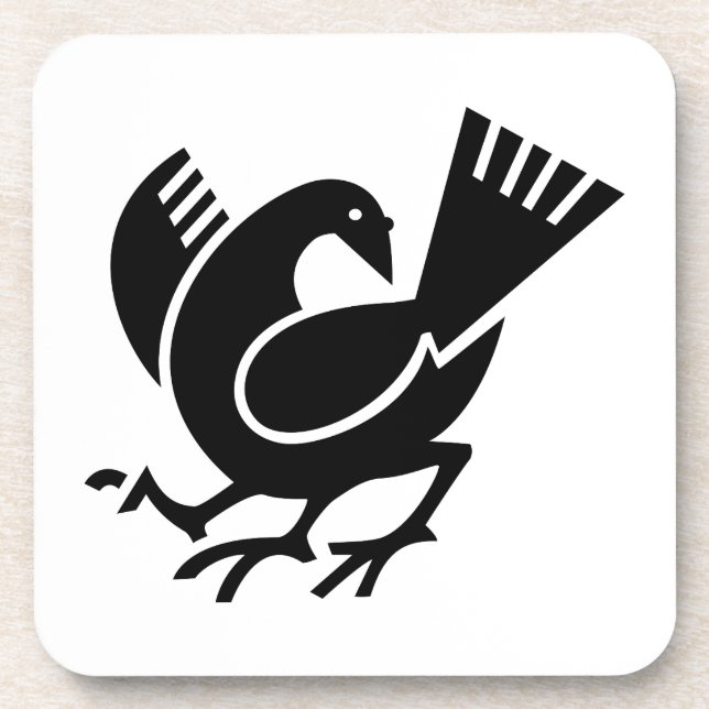 Yata crow coaster (Front)