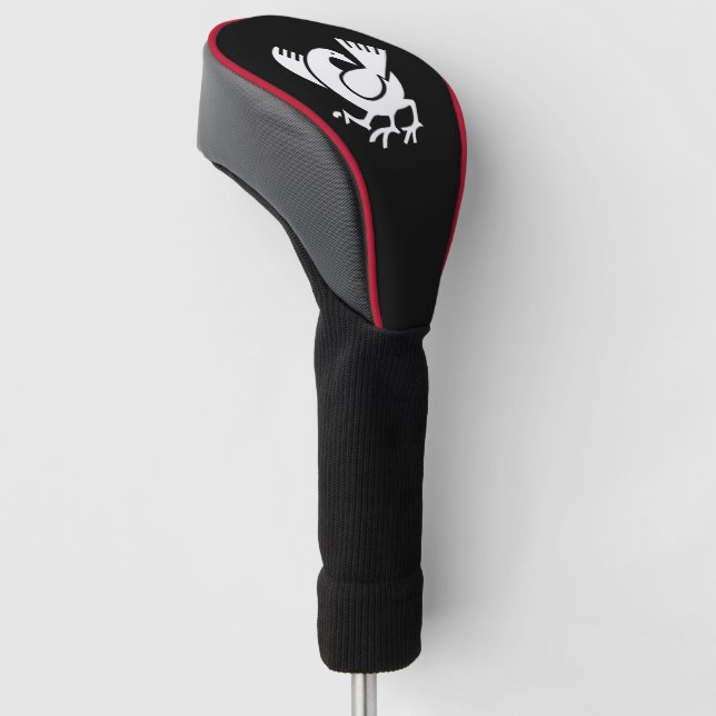 Yata crow golf head cover (Angled)