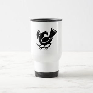 Yata crow travel mug