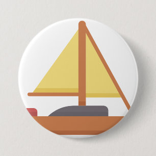 Yatch 3 Inch Round Button