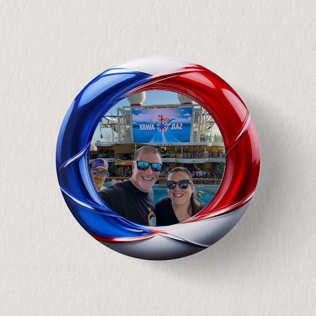 Yawa Lias  1 Inch Round Button (Front)