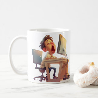Yawn for coffee! For Him Coffee Mug