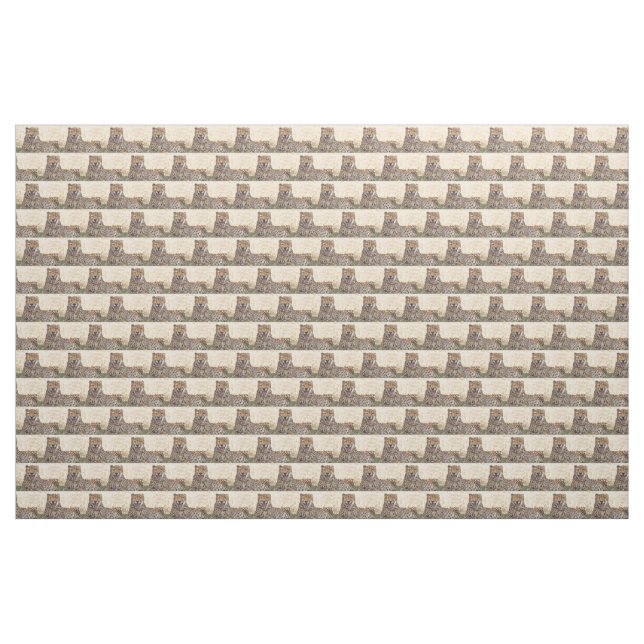 Yawning Cheetah Fabric (Yard)