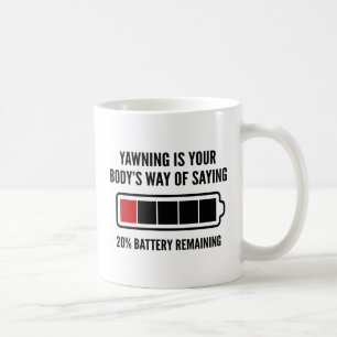 Yawning Coffee Mug