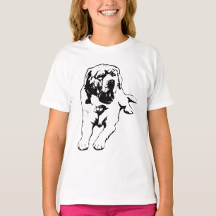 Yawning Grace – Monochrome Lab T-Shirt