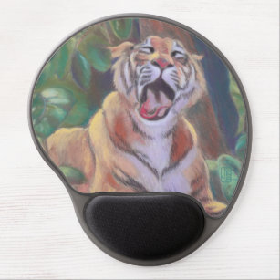 Yawning Tiger Gel Mouse Pad