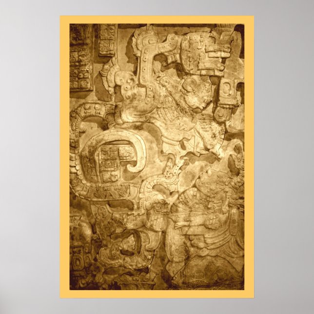 Yaxchilan Lintel # 25 Poster (Front)