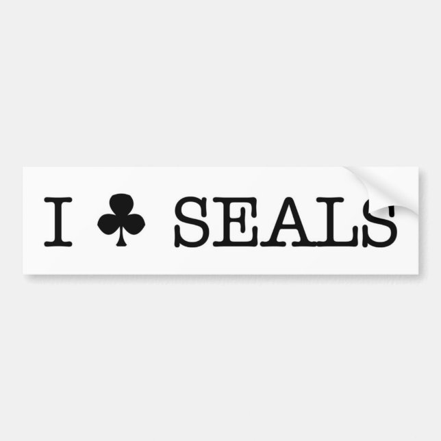 YAY BABY SEALS BUMPER STICKER (Front)