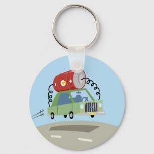 Yay For Colour Battery Car Keychain