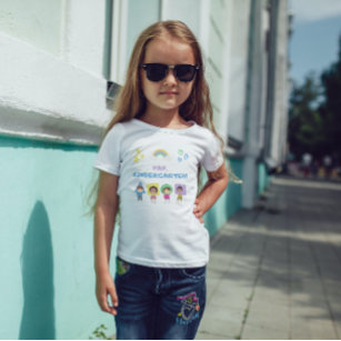 Yay Kindergarten! Cute kids gender neutral Toddler T-shirt