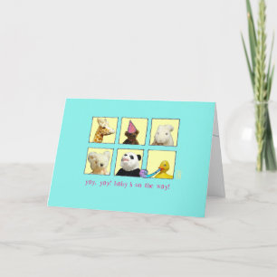 "Yay, yay! A Baby" Daddies-to-be Card
