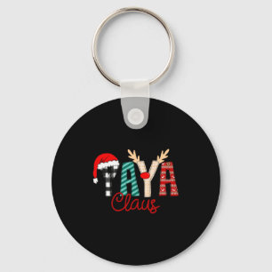 Yaya Claus Xmas Happy New Santa Claus Merry Christ Keychain